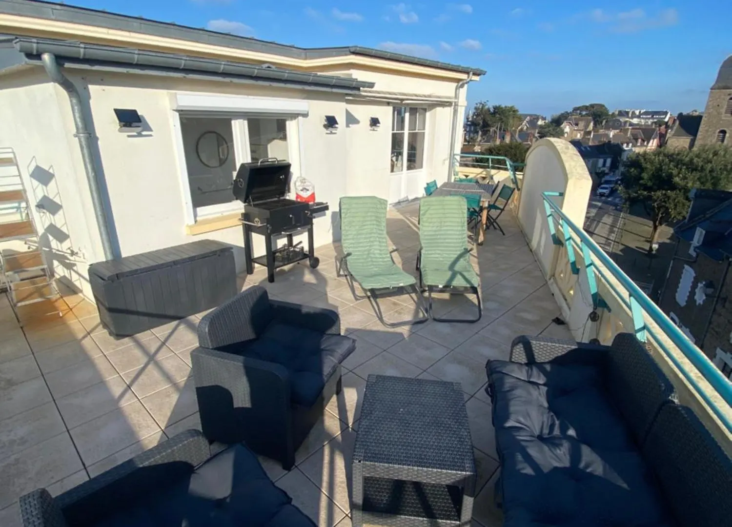 Joli Toit Terrasse Le Celtic Lägenhet Dinard Frankrike