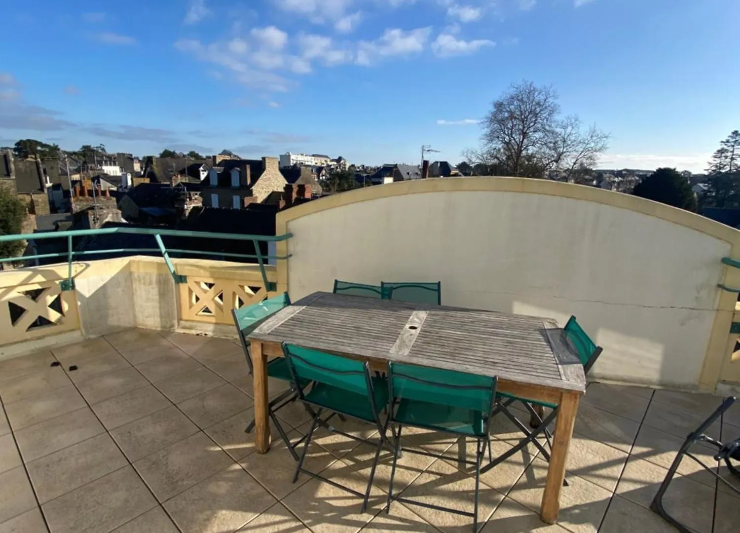 Joli Toit Terrasse Le Celtic Lägenhet Dinard