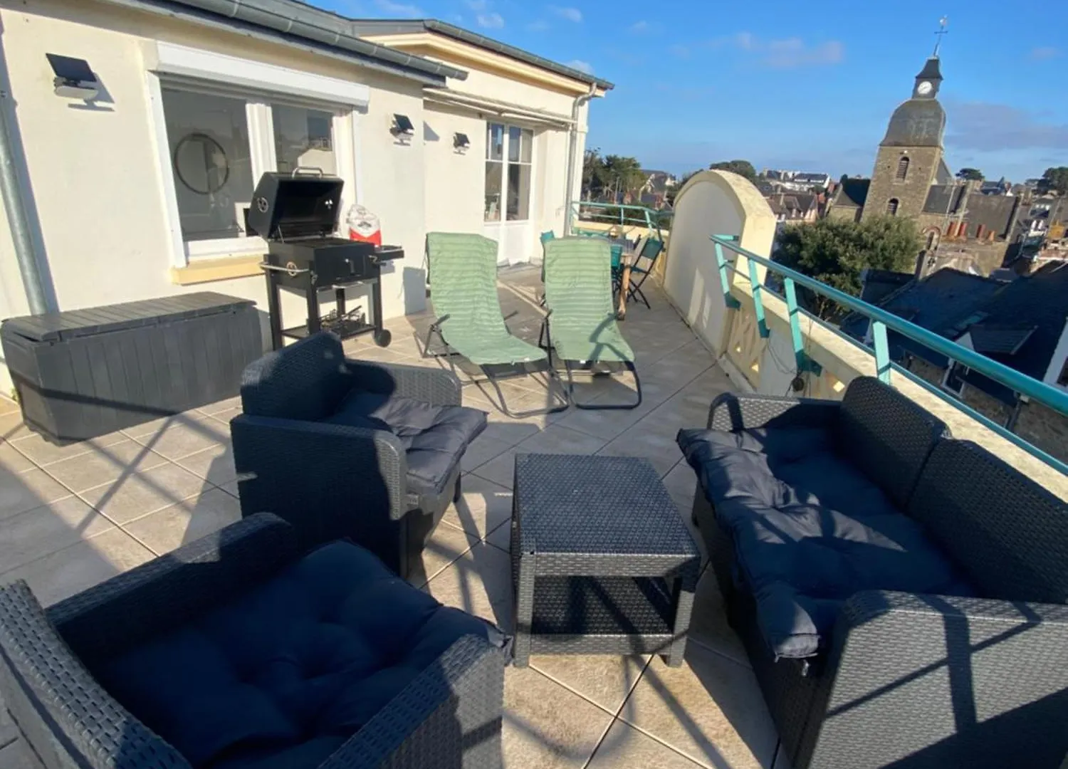 Joli Toit Terrasse Le Celtic Lägenhet Dinard Frankrike