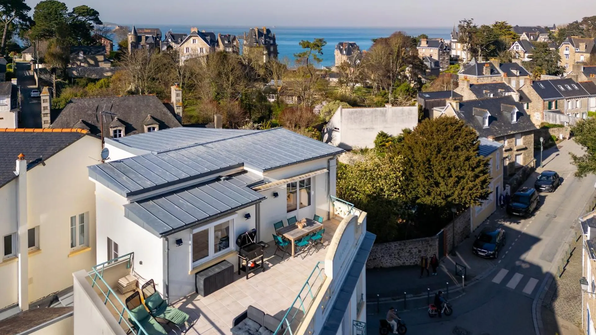 Joli Toit Terrasse Le Celtic Lägenhet Dinard